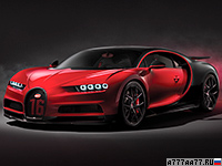2018 Bugatti Chiron Sport = 420 км/ч. 1500 л.с. 2.5 сек.