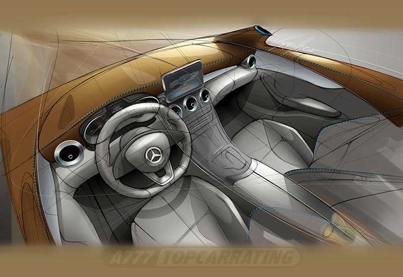 Рисунки автомобиля Mercedes-AMG GLC 43 4Matic - скетчи