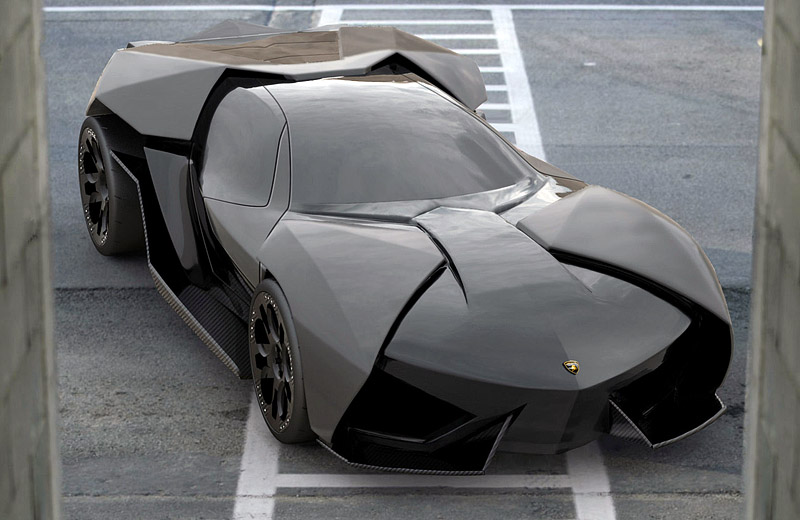 Lamborghini Ankonian Concept - перехватчик для Бэтмана