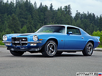 1972 Chevrolet Camaro Z28 = 204 км/ч. 255 л.с. 6.8 сек.