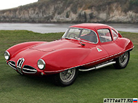 1953 Alfa Romeo 1900 C52 Disco Volante Coupe = 220 км/ч. 140 л.с. 7.2 сек.