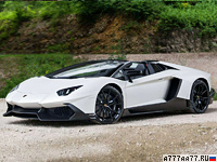 2013 Lamborghini Aventador LP720-4 50 Anniversario Roadster = 350 км/ч. 720 л.с. 3 сек.