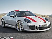 2016 Porsche 911 R (991)  = 323 км/ч. 500 л.с. 3.8 сек.