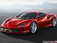 2019 Ferrari F8 Tributo = 340 км/ч. 720 л.с. 2.9 сек.