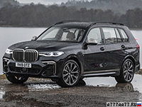 2019 BMW X7 M50d (G07) = 250 км/ч. 400 л.с. 5.4 сек.