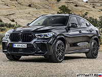 2020 BMW X6 M Competition (F96) = 290 км/ч. 625 л.с. 3.8 сек.