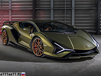 2020 Lamborghini Sian FKP 37 = 350 км/ч. 819 л.с. 2.8 сек.
