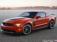 2011 Ford Mustang Boss 302 = 250 км/ч. 440 л.с. 4.3 сек.