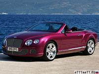 2012 Bentley Continental GTC = 312 км/ч. 575 л.с. 4.8 сек.