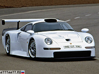 1996 Porsche 911 GT1 (993) Road car = 308 км/ч. 544 л.с. 3.9 сек.
