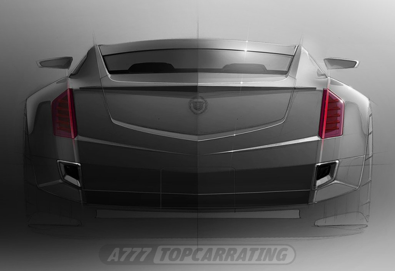 Рисунки автомобиля Cadillac Elmiraj Concept Coupe - скетчи