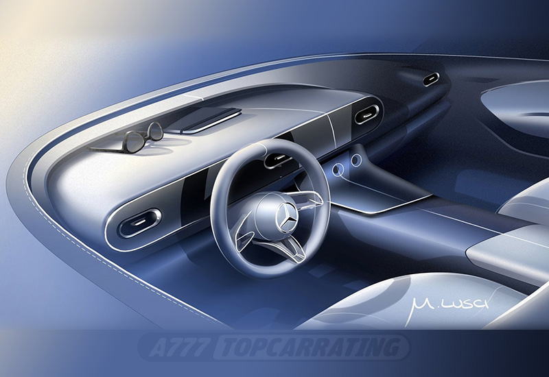 Качественный рисунок приборной панели универсального авто Mercedes-Benz - эргономика вождения