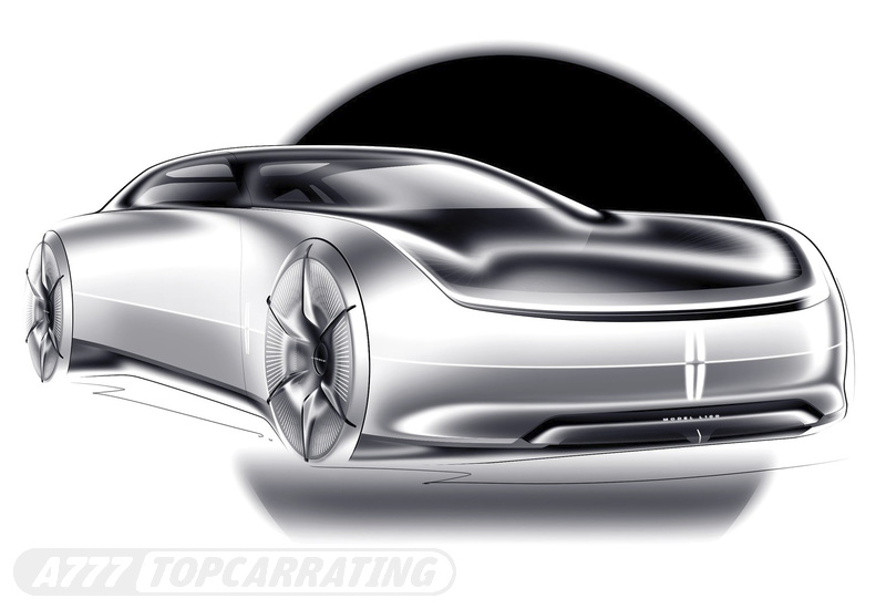 Качественный рисунок люксового автомобиля, нарисованный в положении вида спереди (цифровая работа в Фотошопе)